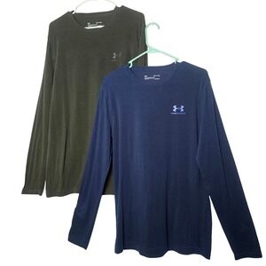 Under Armour Mens Sportstyle Left Chest Long Sleeve Shirt Bundle‎ S Athletic